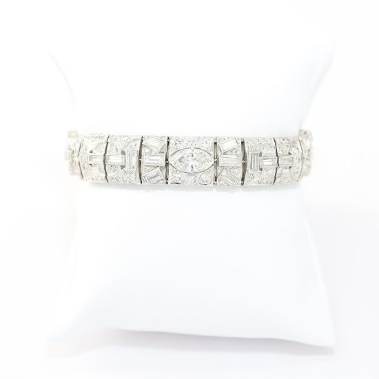 Picture of Antique Platinum Diamond Bracelet