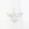 Picture of Platinum Brilliant Pear Cut Diamond Ring