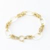 Picture of 14k Yellow Gold & Ceramic Chain Bracelet