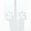 Picture of Platinum Diamond Solitaire Earrings