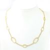 Picture of 18k/19k Yellow Gold Olive Branch Chain Necklace