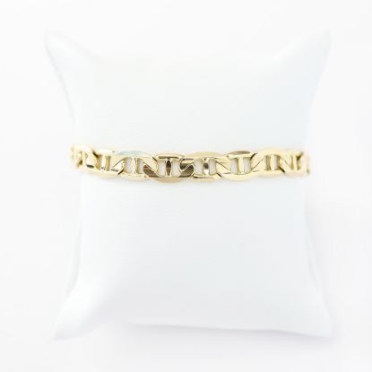 Picture of 14k Yellow Gold Mariner Link Chain Bracelet