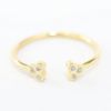 Picture of 14k Yellow Gold Thin Open Diamond Band