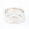 Picture of 14k White Gold Hammered Men's Band