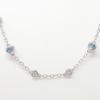 Picture of 18k White Gold Gemstone & Diamond Necklace