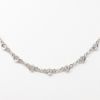 Picture of 18k White Gold Diamond Stations Necklace