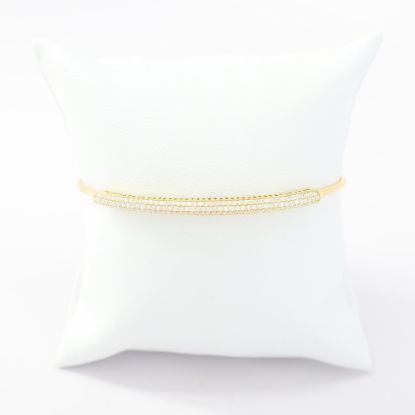 Picture of 18k Yellow Gold Diamond Bangle