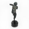 Picture of Bronze Cast Satyr Pan Playing Flutes Figurine 10"