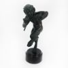 Picture of Bronze Cast Satyr Pan Playing Flutes Figurine 10"