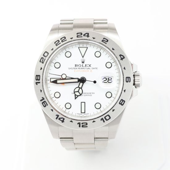 Picture of Rolex Explorer II Stainless Steel White Dial Men's Watch