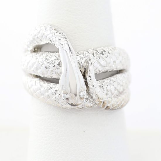 Picture of 14k White Gold Snake Ring