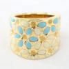 Picture of 18k Yellow Gold Enamel Ring