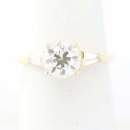 Picture of 14k Yellow Gold Old European Diamond Ring