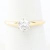 Picture of 14k Yellow Gold Diamond Solitaire Ring