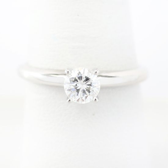 Picture of 14k White Gold Solitaire Diamond Ring