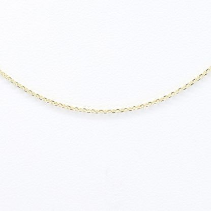 Picture of 14k Yellow Gold Thin Adjustable Necklace
