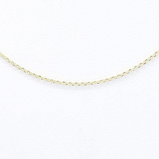 Picture of 14k Yellow Gold Thin Adjustable Necklace