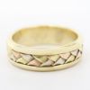 Picture of 14k Tri-Colored Gold Band
