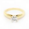 Picture of 18k Yellow Gold Brilliant Soliatire Diamond Ring