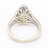 Picture of 14k White Gold Brilliant Pear Cut Diamond Halo Ring