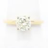 Picture of 14k Yellow Gold Brilliant Solitaire Diamond Ring
