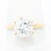 Picture of 14k Yellow Gold Brilliant Diamond Ring