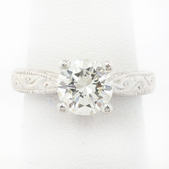 Picture of Platinum Brilliant Diamond Ring