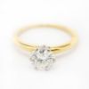 Picture of 18k Yellow Gold Brilliant Solitaire Ring