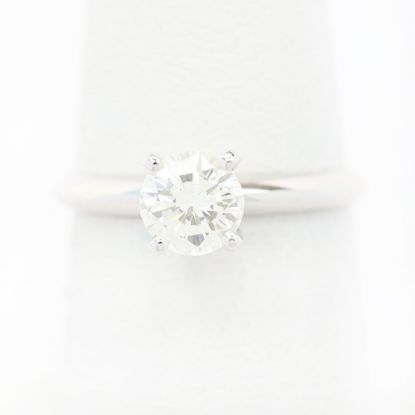 Picture of 14k White Gold Solitaire Ring