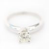 Picture of 14k White Gold Solitaire Ring