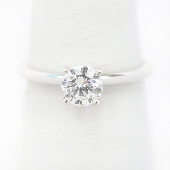 Picture of 14k White Gold Brilliant Diamond Ring