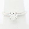 Picture of 14k White Gold Solitaire Diamond Ring