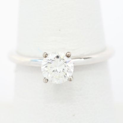 Picture of 14k White Gold Solitaire Diamond Ring