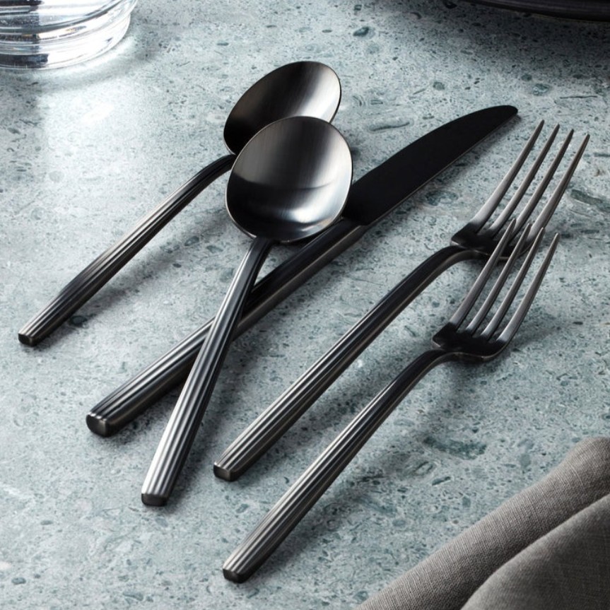 Show products in the Dean, Black Satin pattern