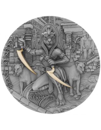 Picture of 2021 Niue: Anubis 'Gods of Anger' 2 Oz. Silver Coin