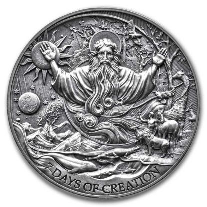 Picture of 2024 'The Seven Days of Creation' 2 Oz. Silver Coin