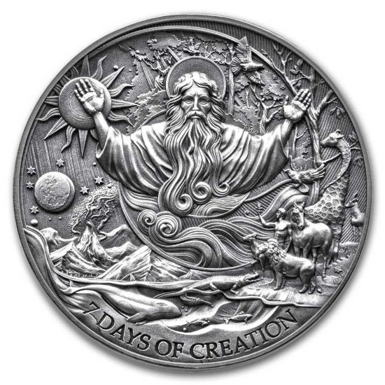 Picture of 2024 'The Seven Days of Creation' 2 Oz. Silver Coin