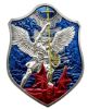 Picture of 2024 Shield of St. Michael 'Dragonslayer' Edition 2 Oz. Colorized Silver Stacker