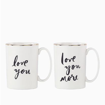Picture of 'Love You', 'Love You More' Mug Set