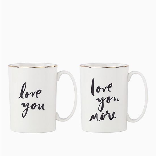 Picture of 'Love You', 'Love You More' Mug Set