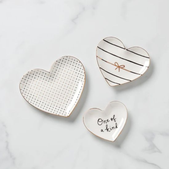 Picture of New 3-Piece Heart Catch-All Trays