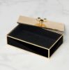 Picture of New Large Black Floral Box