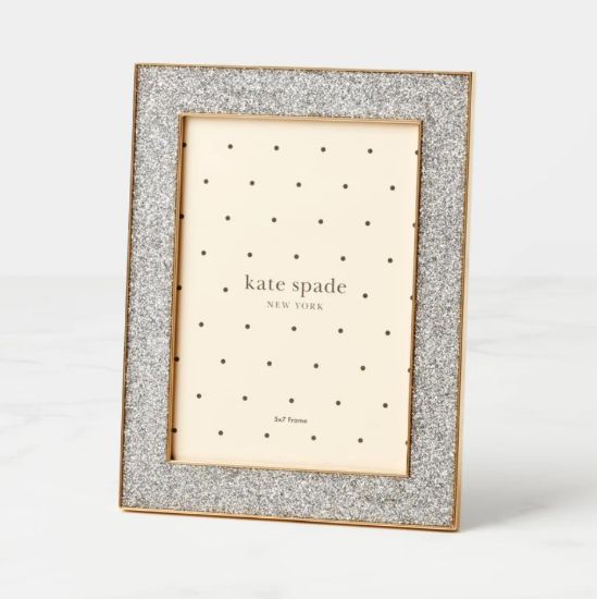 Picture of New 5x7" Silver Glitter Photo Frame