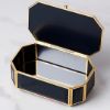 Picture of 'I Treasure You' Black Jewelry Box