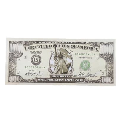 Picture of Fake Million Dollar Bill