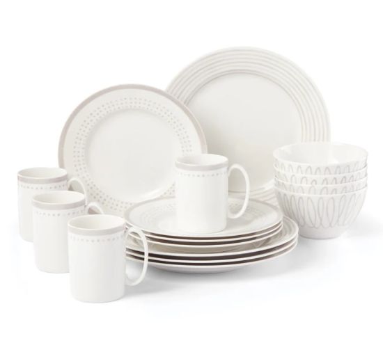 Picture of New 16-Piece Dinnerware Set, East