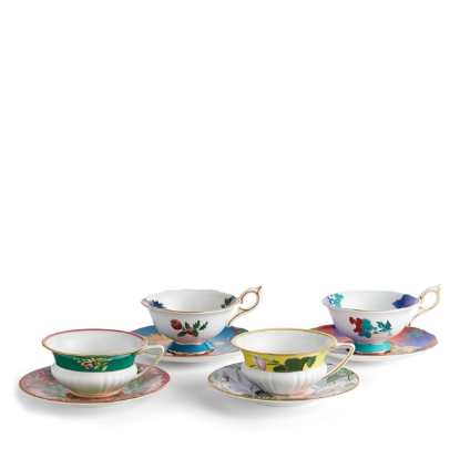 Picture of New Teacup & Saucer Set of 4