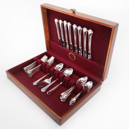 Picture of 40 Piece Set Silver Plated Flatware