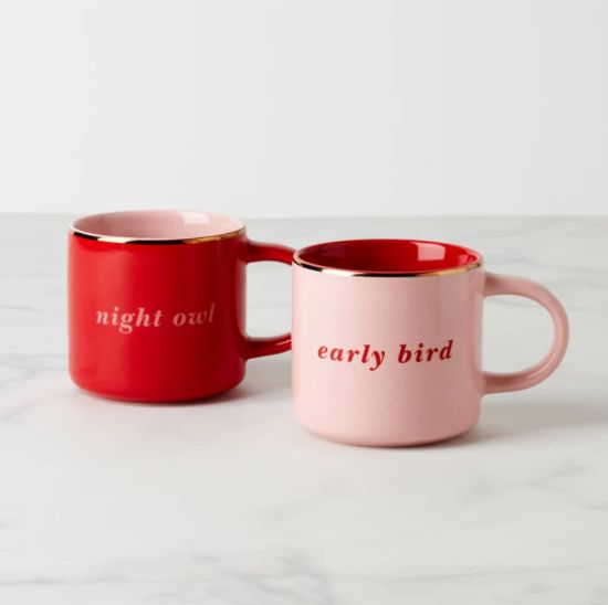 Picture of New 'Early Bird', 'Night Owl' Mug Set