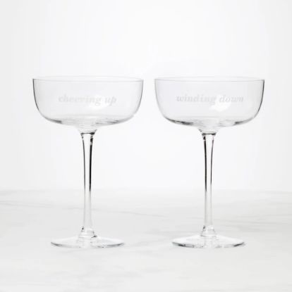 Picture of New Pair of Coupe Champagne Glasses